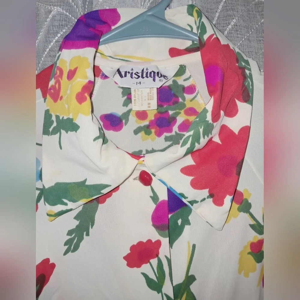 Aristique brand Women's size 14, gorgeous vintage dress - Picture 7 of 10